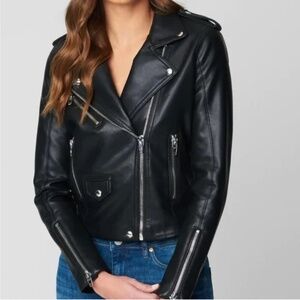 NWOT BLANK NYC for the night vegan leather jacket